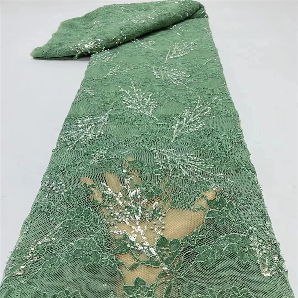 African Mesh Lace Fabric 2024 High Quality Nigerian Sequins Tulle Embroidery Lace Fabric For Wedding Bridal Dresses Sew hx
African Mesh Lace Fabric 2024 High Quality Nigerian Sequins Tulle Embroidery Lace Fabric For Wedding Bridal Dresses Sew hx