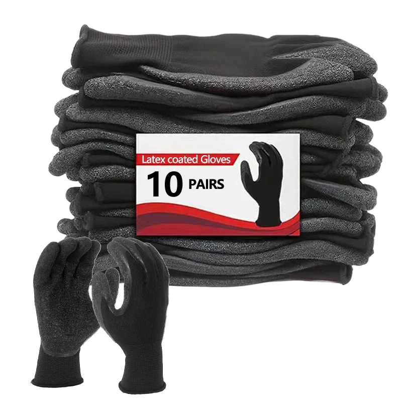 10 Pairs Work Gloves Crinkle Palm Enhanced Grip Anti-Slip Industrial Working Gloves
10 Pairs Work Gloves Crinkle Palm Enhanced Grip Anti-Slip Industrial Working Gloves
