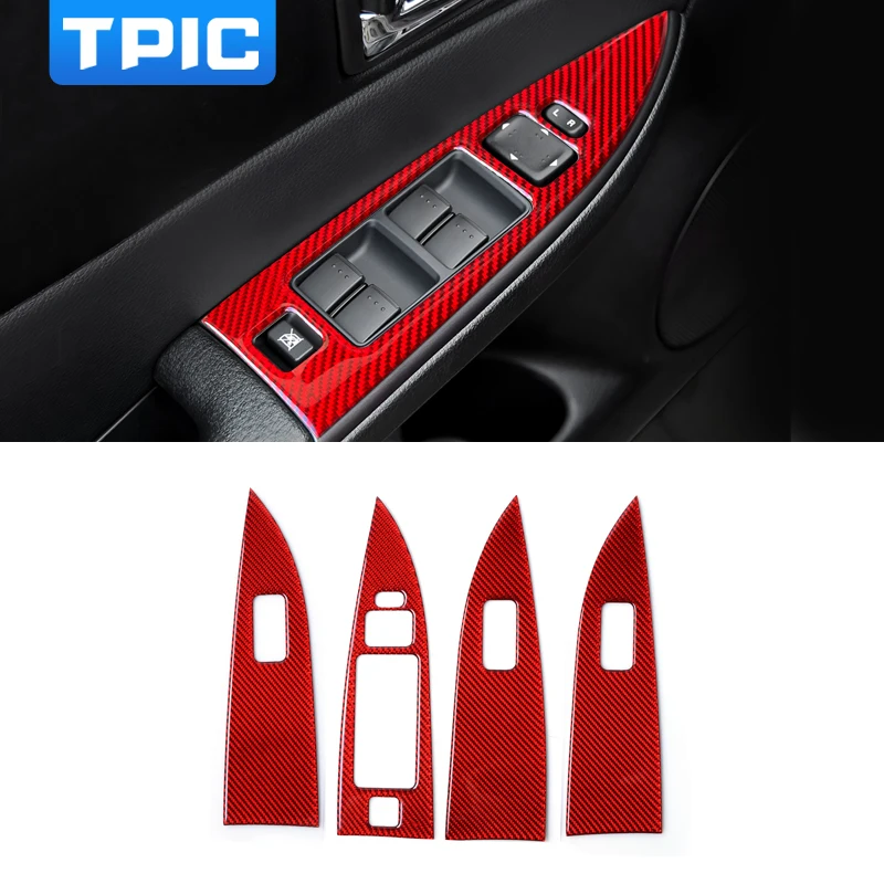 For Toyota 2006 2007 2008 2009 2010-2015 TPIC Carbon Fiber Window Lift Panel Cover – Shift Trim Stickers Interior Decor
For Toyota 2006 2007 2008 2009 2010-2015 TPIC Carbon Fiber Window Lift Panel Cover – Shift Trim Stickers Interior Decor