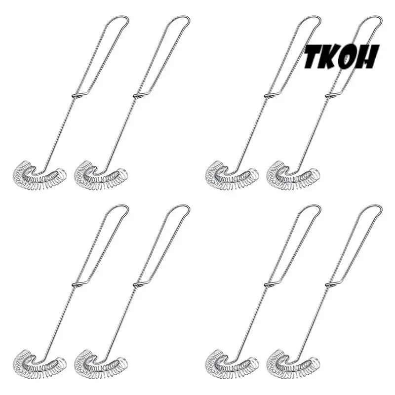 TKOH-8 Pieces Whisk Egg Small Whisk Whipper Stainless Steel Egg Whisk Flat Spring Coil Whisk Egg Frother, Milk And Egg Beater
TKOH-8 Pieces Whisk Egg Small Whisk Whipper Stainless Steel Egg Whisk Flat Spring Coil Whisk Egg Frother, Milk And Egg Beater