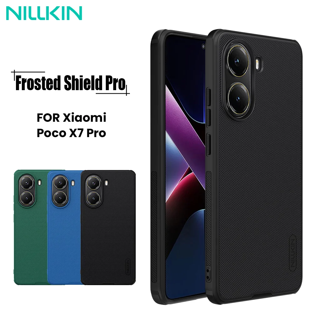 Чехол Nillkin для Xiaomi POCO X7 Pro, супер матовый противоскользящий противоударный черный чехол с мягкими краями для POCO X7 Pro
Чехол Nillkin для Xiaomi POCO X7 Pro, супер матовый противоскользящий противоударный черный чехол с мягкими краями для POCO X7 Pro