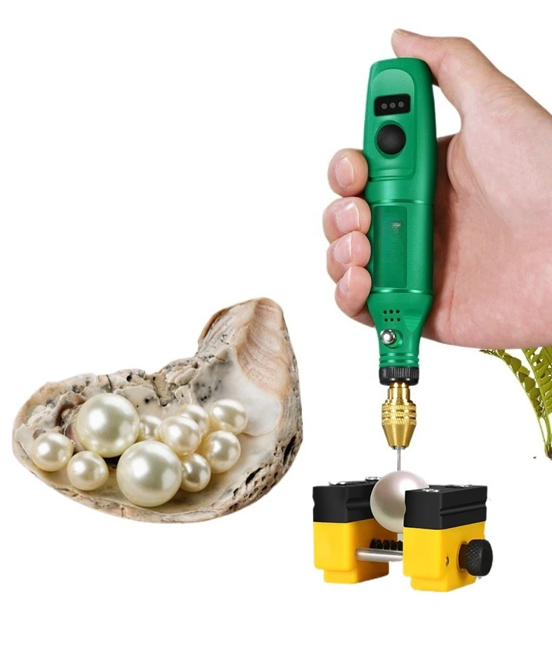 Small pearl puncher Electric peach pit shell Jade reaming Sickless child bracelet Zhuwen play drilling machine artifact
Small pearl puncher Electric peach pit shell Jade reaming Sickless child bracelet Zhuwen play drilling machine artifact