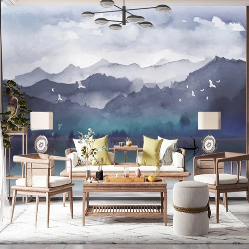 Custom Wall Murals & Wallpaper - Modern Chinese Abstract Ink Landscape Art Wall Background for Living Room Bedroom Office Decor
Custom Wall Murals & Wallpaper - Modern Chinese Abstract Ink Landscape Art Wall Background for Living Room Bedroom Office Decor
