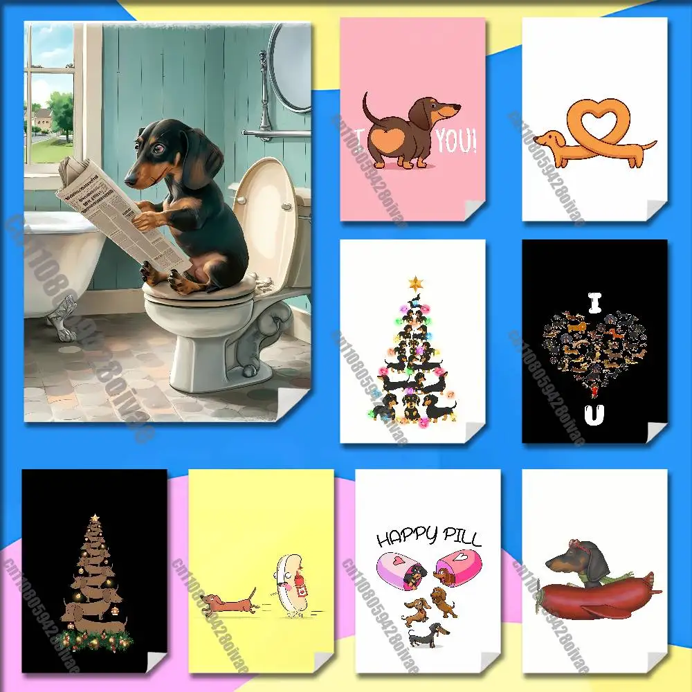Dachshund Sausage Dog Puppy Christmas TREE Poster Wall Murals Offices 50x70cm Self-adhesive Decoration Sticker Playbill Cover
Dachshund Sausage Dog Puppy Christmas TREE Poster Wall Murals Offices 50x70cm Self-adhesive Decoration Sticker Playbill Cover
