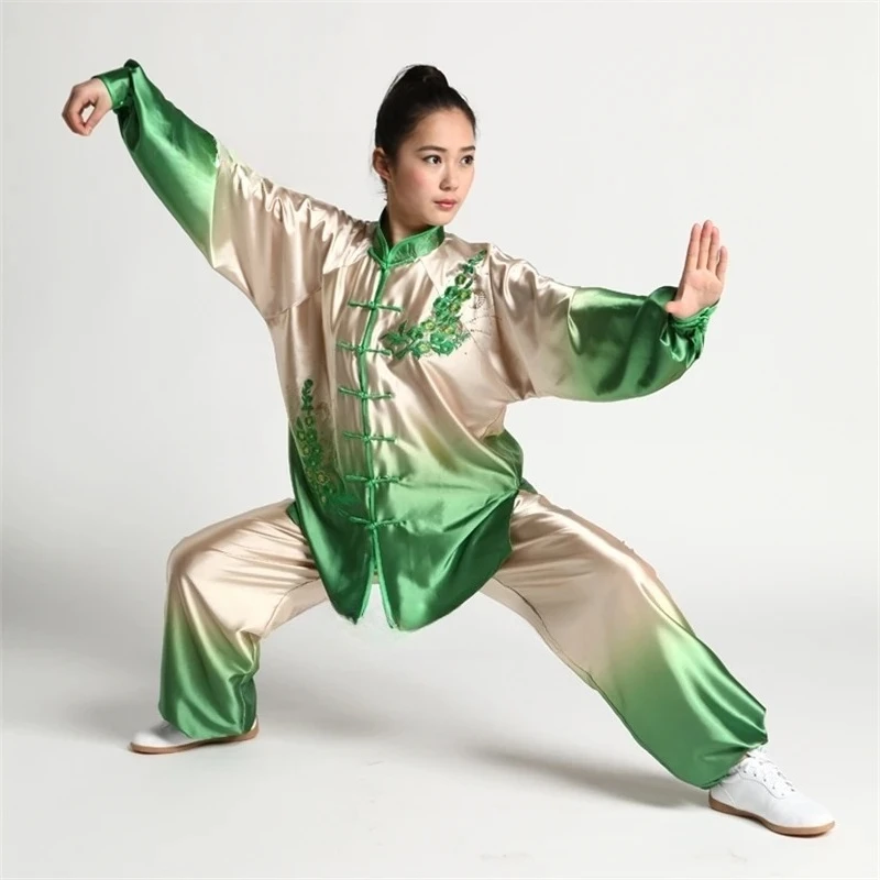 tai chi wushu kung fu martial arts wing chun suit gradient color flower embroidery training stage performance set
tai chi wushu kung fu martial arts wing chun suit gradient color flower embroidery training stage performance set