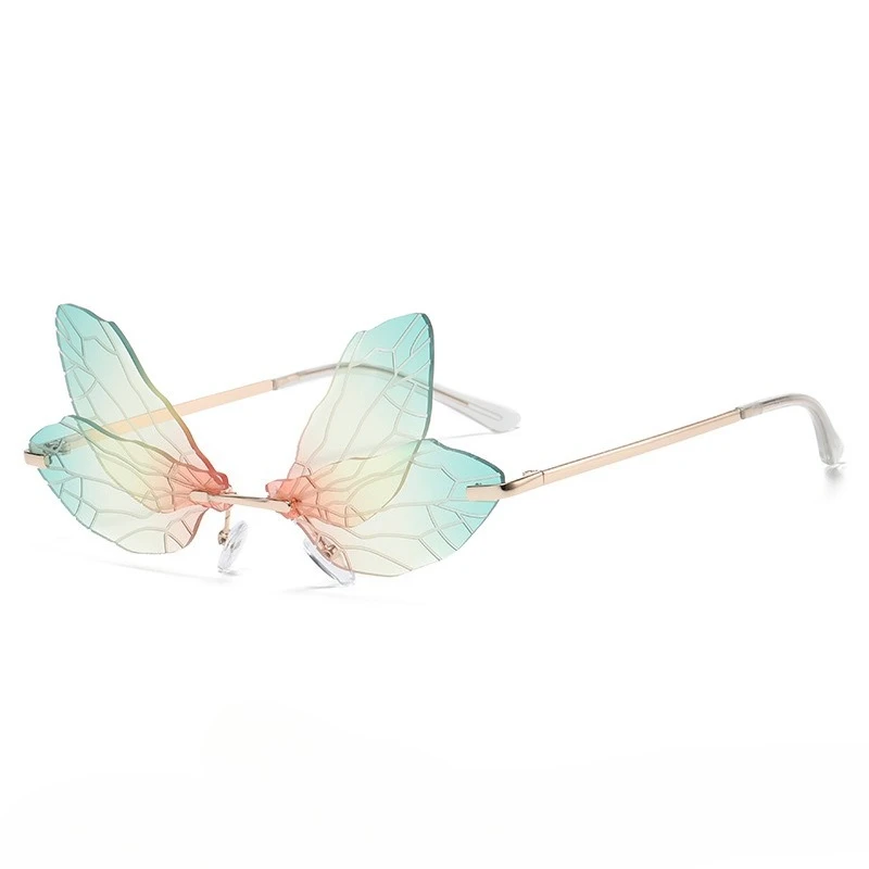 Personality Dragonfly Wings Sunglasses Dance Catwalk Exaggerated Gradient Sun Glasses Celebrity Glasses MJ0677
Personality Dragonfly Wings Sunglasses Dance Catwalk Exaggerated Gradient Sun Glasses Celebrity Glasses MJ0677