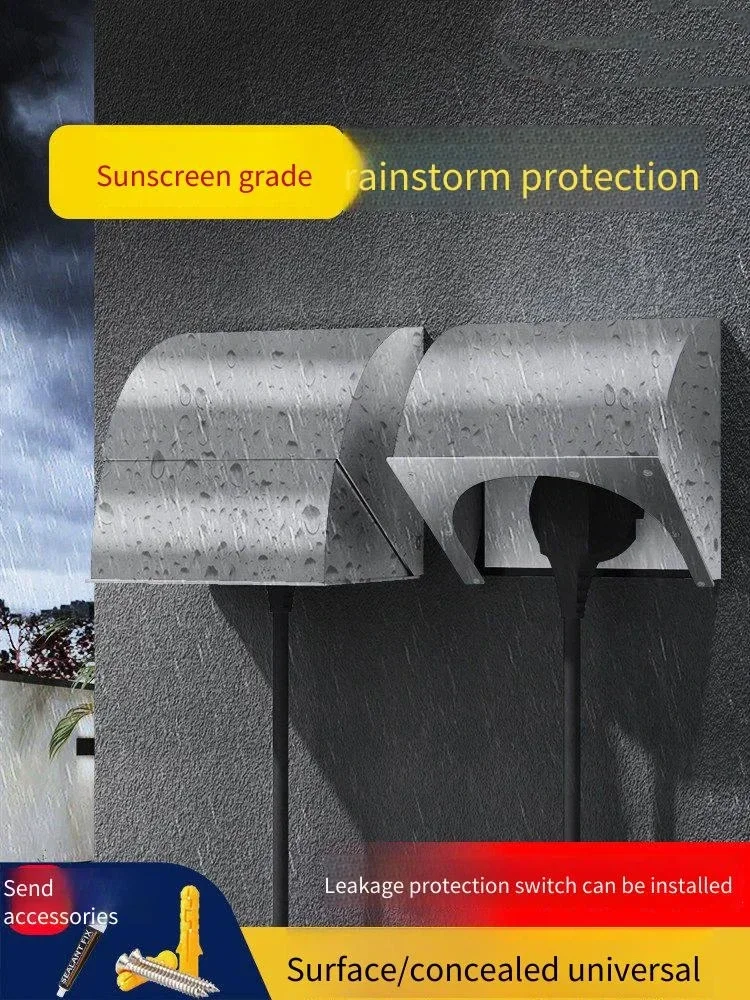 86 Stainless Steel Outdoor Waterproof Electric Vehicle Charging Socket Rain Cover with Access Control Sun Protection
86 Stainless Steel Outdoor Waterproof Electric Vehicle Charging Socket Rain Cover with Access Control Sun Protection