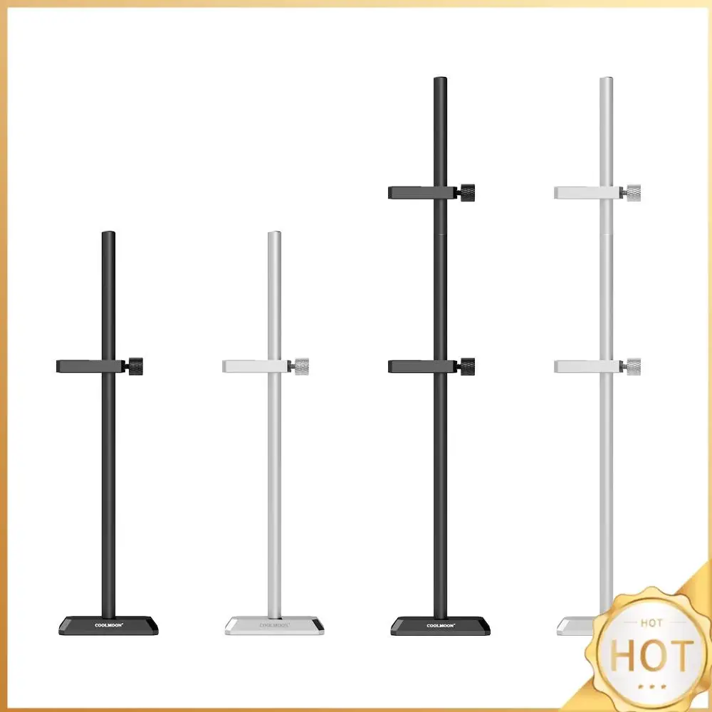 Graphics Video Stand Aluminum Alloy Adjustable Height GPU Graphics Card Holder Bottom Magnet Design Desktop Computer Accessories