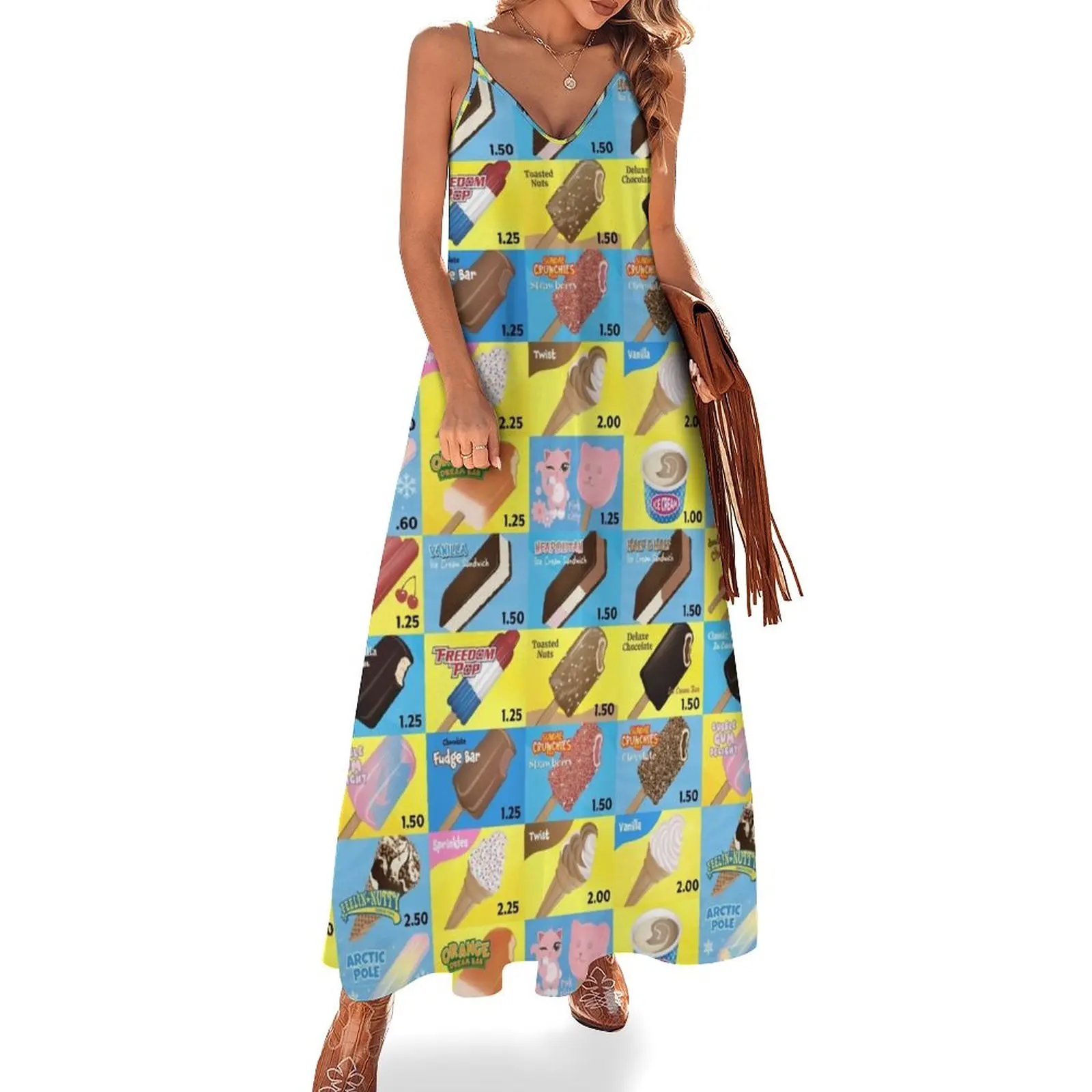Ice Cream Truck Menu Sleeveless Dress Dress women dresses for woman beach outfits for women
Ice Cream Truck Menu Sleeveless Dress Dress women dresses for woman beach outfits for women