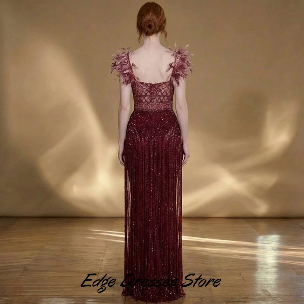 Elegant Mermaid Jersey Evening Dress Exquisite Tassel Beading Customized Prom Dress Exquisite Handmade Flowers Homecoming Dress
Elegant Mermaid Jersey Evening Dress Exquisite Tassel Beading Customized Prom Dress Exquisite Handmade Flowers Homecoming Dress