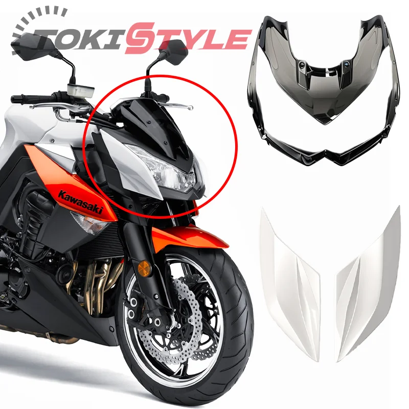 Fit For Kawasaki Z1000 Z 1000 2010 2011 2012 2013 Motorcycle Accessories Front Fairing Nose Upper Headlight Cowl Z1000 10 11 12
Fit For Kawasaki Z1000 Z 1000 2010 2011 2012 2013 Motorcycle Accessories Front Fairing Nose Upper Headlight Cowl Z1000 10 11 12