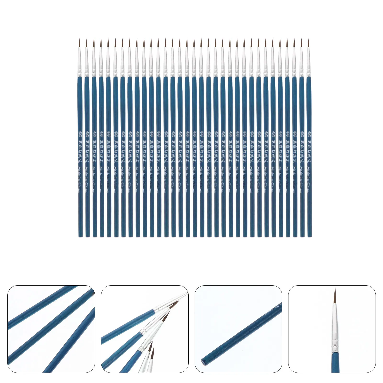 Набор из 100 нейлоновых кистей для рисования: идеально подходят для детализированной акриловой, масляной, акварельной живописи, нейл-арта, тонкой росписи и художественных работ
Набор из 100 нейлоновых кистей для рисования: идеально подходят для детализированной акриловой, масляной, акварельной живописи, нейл-арта, тонкой росписи и художественных работ