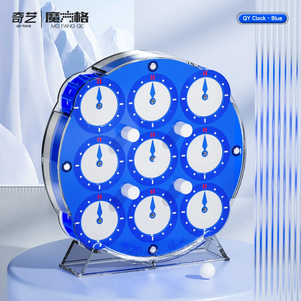 QiYi Magnetic Magic Clock QY Blue Clock Cube Professional Puzzle toys Chileren Gift
QiYi Magnetic Magic Clock QY Blue Clock Cube Professional Puzzle toys Chileren Gift