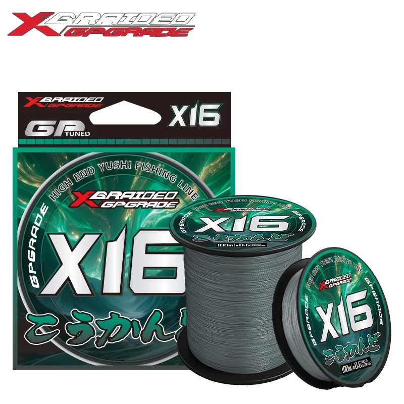 NEW YGK G-Soul 16 Strands Braided Fishing Line X16 Super Strong PE Line 100/150/200/300/500M Multifilament Braided Fishing Wire
NEW YGK G-Soul 16 Strands Braided Fishing Line X16 Super Strong PE Line 100/150/200/300/500M Multifilament Braided Fishing Wire