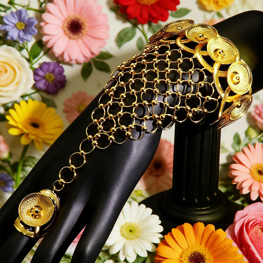 Bangles Ring Middle East Bracelet Dubai Rings Set Jewelry Women African Bangles Rings Fashion Bangles Gold Color Bracelets Rings
Bangles Ring Middle East Bracelet Dubai Rings Set Jewelry Women African Bangles Rings Fashion Bangles Gold Color Bracelets Rings