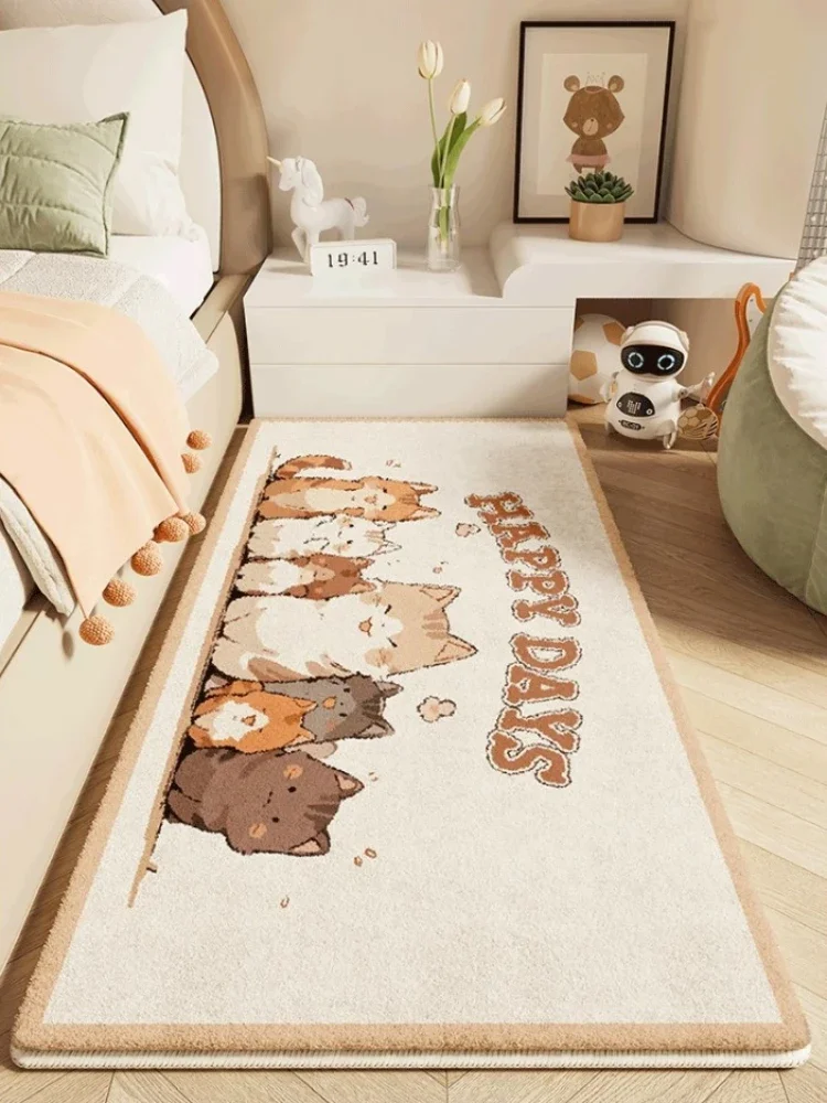 Cute Cartoon Animal Children's Bedroom Bedside Carpets Beige Cream Style Living Room Carpet Fluffy Soft Home Foot Mat Floral Rug
Cute Cartoon Animal Children's Bedroom Bedside Carpets Beige Cream Style Living Room Carpet Fluffy Soft Home Foot Mat Floral Rug