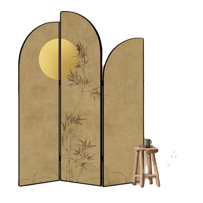 Screen partition living room entrance simple modern decorative background wall folding mobile office blocking
Screen partition living room entrance simple modern decorative background wall folding mobile office blocking