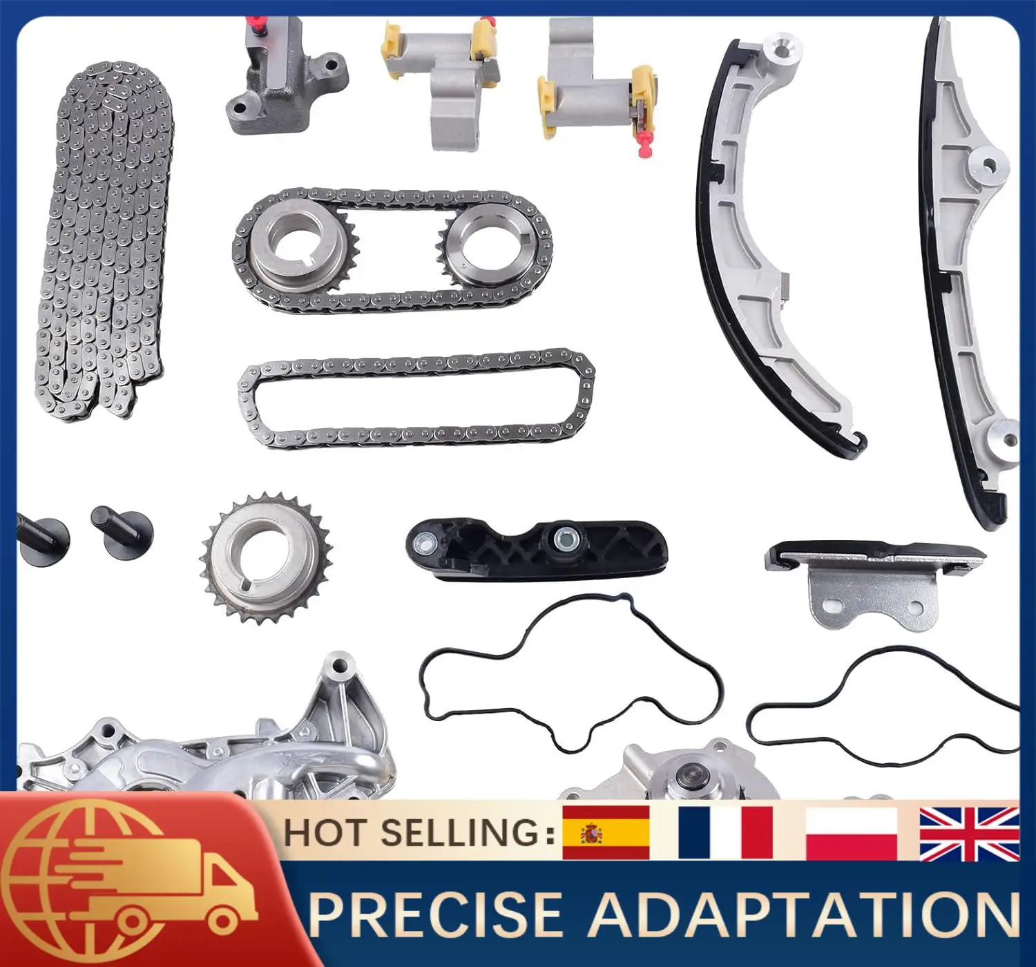 Timing Chain Kit For Ford Edge Taurus Fusion Flex Lincoln MKZ MKS MKX 2007-2010 3.5L 3.7L V6 Engine AW6023 AT4Z6306A
Timing Chain Kit For Ford Edge Taurus Fusion Flex Lincoln MKZ MKS MKX 2007-2010 3.5L 3.7L V6 Engine AW6023 AT4Z6306A