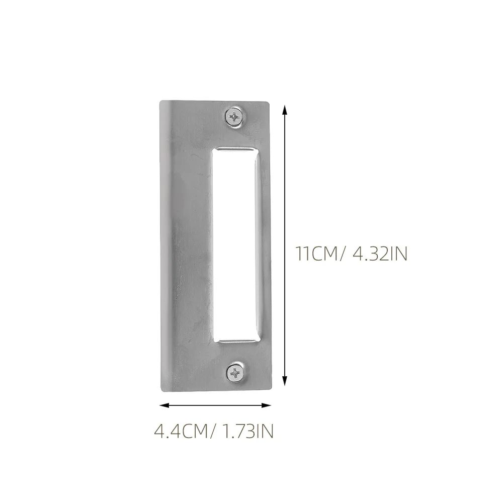 4Pcs Ball Lock Accessories Stainless Steel Door Reinforcement Plates Heavy Duty Door Strike Plates Deadbolt Cover 
4Pcs Ball Lock Accessories Stainless Steel Door Reinforcement Plates Heavy Duty Door Strike Plates Deadbolt Cover
