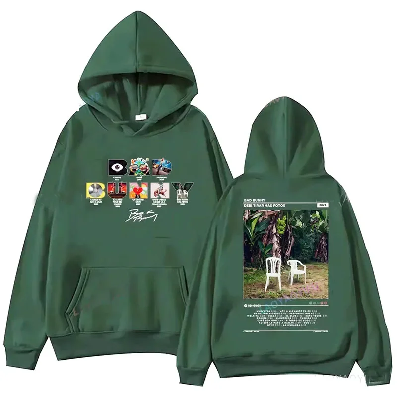 2025 Bad Bunny, новый альбом Nadie Sabe Lo Que Va A Pasar Mañana, толстовки с рисунком, модная уличная одежда в стиле хип-хоп в стиле Харадзюку, толстовка унисекс
2025 Bad Bunny, новый альбом Nadie Sabe Lo Que Va A Pasar Mañana, толстовки с рисунком, модная уличная одежда в стиле хип-хоп в стиле Харадзюку, толстовка унисекс