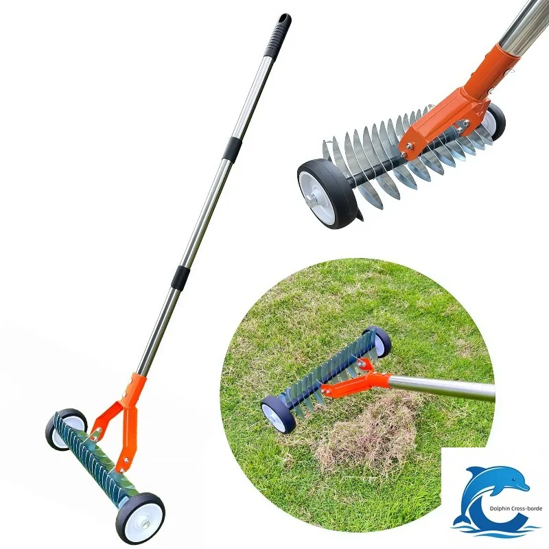 Suitable for Wheel Rolling Lawn Rake, Multi-functional Dethatcher & Soil Loosener, Garden Leaf Dead Grass Removal Rake
Suitable for Wheel Rolling Lawn Rake, Multi-functional Dethatcher & Soil Loosener, Garden Leaf Dead Grass Removal Rake