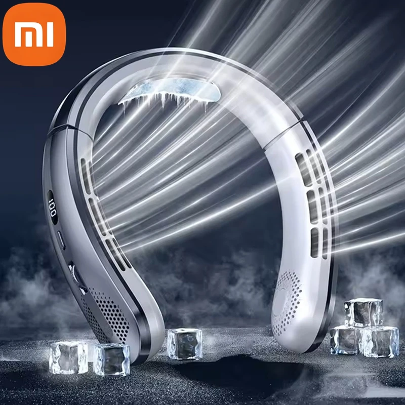 Xiaomi 8000mAh USB Hanging Neck Fan Portable Bladeless Mini Rechargeable Mute LED Digital Display Electric Air Cooler Handheld
Xiaomi 8000mAh USB Hanging Neck Fan Portable Bladeless Mini Rechargeable Mute LED Digital Display Electric Air Cooler Handheld