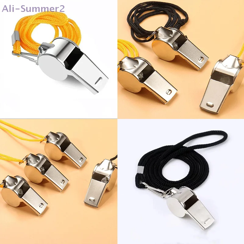 {MX} 2 шт. спортивный свисток из нержавеющей стали со шнурком для выживания на открытом воздухе аварийный супер громкий свисток для кемпинга портативные инструменты EDC
{MX} 2 шт. спортивный свисток из нержавеющей стали со шнурком для выживания на открытом воздухе аварийный супер громкий свисток для кемпинга портативные инструменты EDC