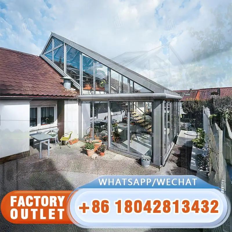 Lowe Heat Insulated Sun Room Aluminum Frame Glass House with Retractable Roof for Villas Gardens SunRoom
Lowe Heat Insulated Sun Room Aluminum Frame Glass House with Retractable Roof for Villas Gardens SunRoom