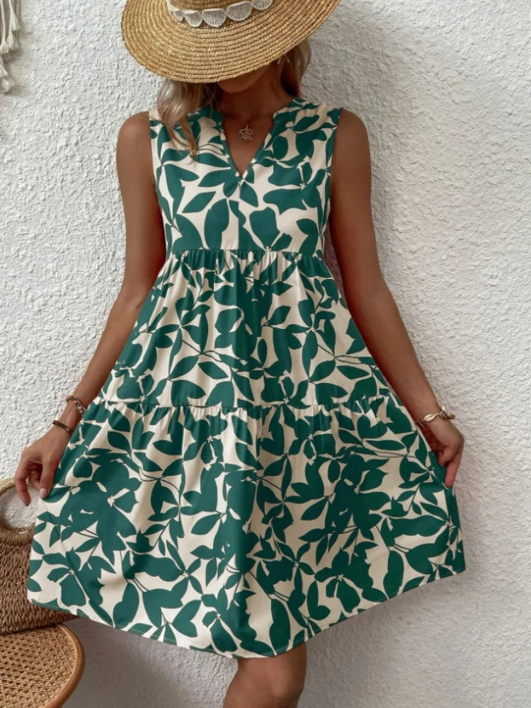 Summer Elegant Dresses for Woman Clothes Casual Loose Fit Boho Print Tank Dress Beach Party Sundress Oversize
Summer Elegant Dresses for Woman Clothes Casual Loose Fit Boho Print Tank Dress Beach Party Sundress Oversize