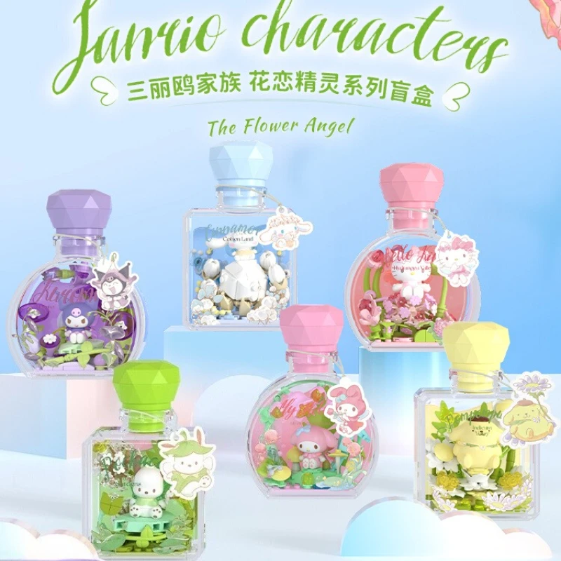 New Sanrio Building Block Flower Love Fairy Kawaii Hello Kitty Assembled Perfume Bottle Diy Decoration Girl's Birthday Gift
New Sanrio Building Block Flower Love Fairy Kawaii Hello Kitty Assembled Perfume Bottle Diy Decoration Girl's Birthday Gift