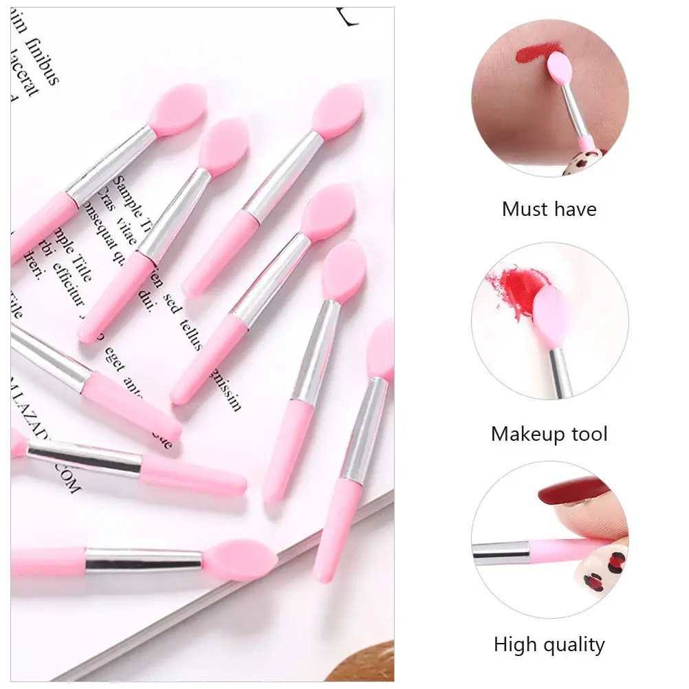 Набор из 20 силиконовых кистей для губ: мягкие, гладкие аппликаторы для ежедневного использования, тестирования цвета помады, высокая точность нанесения
Набор из 20 силиконовых кистей для губ: мягкие, гладкие аппликаторы для ежедневного использования, тестирования цвета помады, высокая точность нанесения