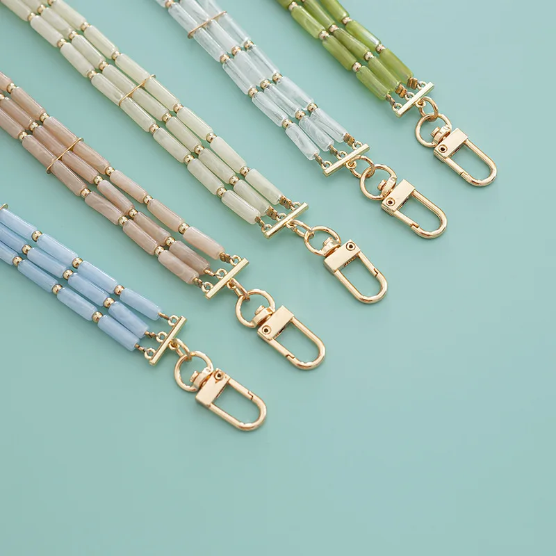 Brand New bamboo stylish long crossbody women's bag mixed gold style three rows of chain acrylic high quality women's bag
Brand New bamboo stylish long crossbody women's bag mixed gold style three rows of chain acrylic high quality women's bag
