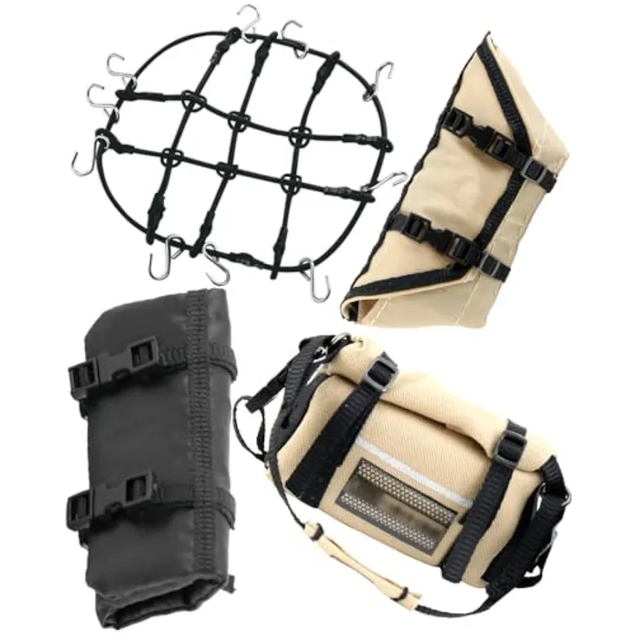 Car Roof Decoration Simulation Sleeping Bag Luggage Net Luggage Bags Upgrades Part for 1/18 Trx4m 1/24 SCX24, Simulation Sleepi
Car Roof Decoration Simulation Sleeping Bag Luggage Net Luggage Bags Upgrades Part for 1/18 Trx4m 1/24 SCX24, Simulation Sleepi