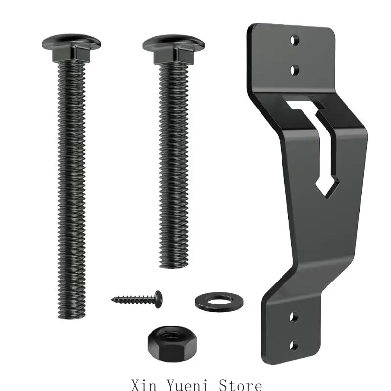 Space Saving Spare Wheel Bracket Rack High Weight Capacity Black Finish Garage Accessory for Cargo Trailers
Space Saving Spare Wheel Bracket Rack High Weight Capacity Black Finish Garage Accessory for Cargo Trailers