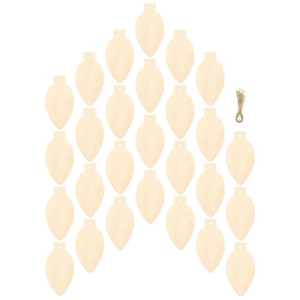 1Set Christmas Wooden Hanging Ornaments Unfinished Light Bulb Wood Slices DIY Crafts Multipurpose Wood Slice Decorations
1Set Christmas Wooden Hanging Ornaments Unfinished Light Bulb Wood Slices DIY Crafts Multipurpose Wood Slice Decorations