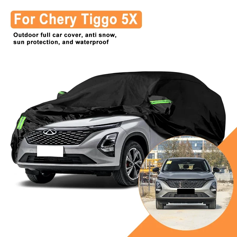 Full Car Cover for Chery Tiggo 5X Outdoor Windproof Waterproof Dust Resistant Sun UV Protection with Reflective Strips
Full Car Cover for Chery Tiggo 5X Outdoor Windproof Waterproof Dust Resistant Sun UV Protection with Reflective Strips