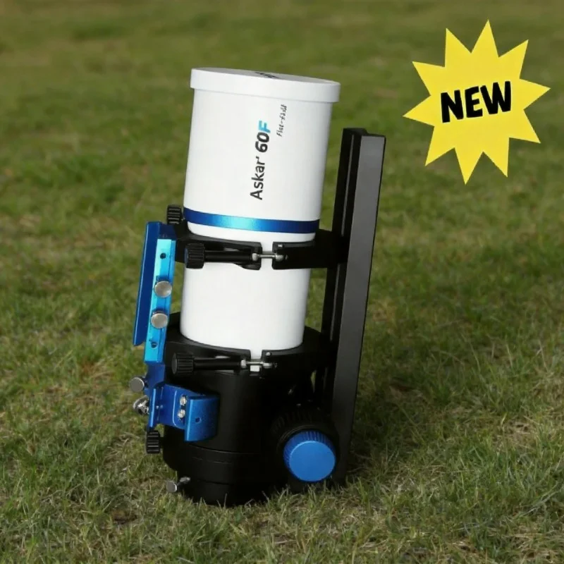 Askar 60F Flat-Field Telescope 60mm Aperture F6.8 ED Glass Refractor OTA Quadruplet Air-Spaced APO 230mm Vixen Dovetail Plate
Askar 60F Flat-Field Telescope 60mm Aperture F6.8 ED Glass Refractor OTA Quadruplet Air-Spaced APO 230mm Vixen Dovetail Plate