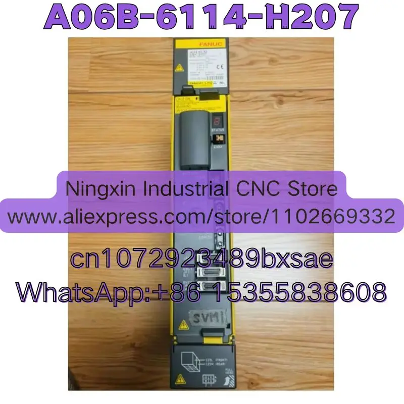 Latest Quotation Second-hand A06B-6114-H207 A06B 6114 H207 Servo Drive Tested OK
Latest Quotation Second-hand A06B-6114-H207 A06B 6114 H207 Servo Drive Tested OK