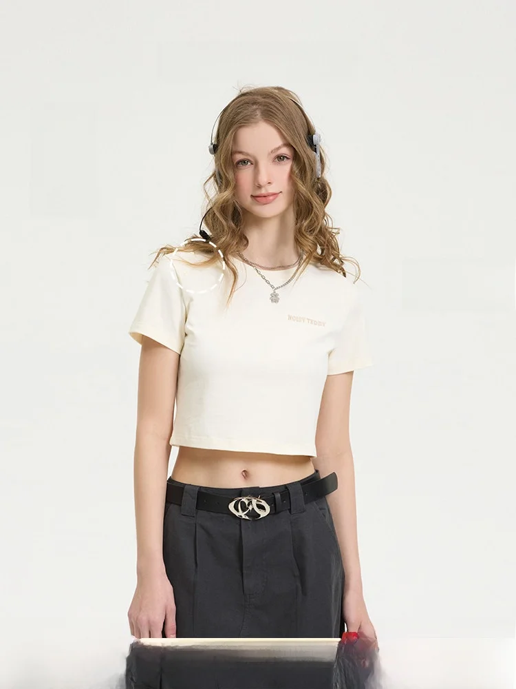 Faionable ort Sve round Ne T-irt Women's Cute 3D Bear Print Cotton Moisture ng Summer New Arrival NOISY TEDDY
Faionable ort Sve round Ne T-irt Women's Cute 3D Bear Print Cotton Moisture ng Summer New Arrival NOISY TEDDY