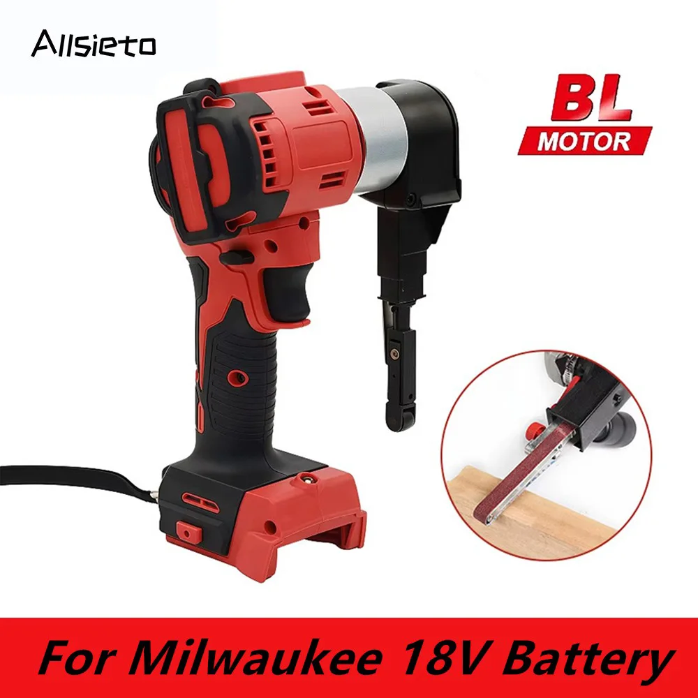 For Milwaukee 18V Battery Brushless Electric Belt Sander Mini Angle Grinder 180° Adjustable Powered Sanding Tool For Metal Wood
For Milwaukee 18V Battery Brushless Electric Belt Sander Mini Angle Grinder 180° Adjustable Powered Sanding Tool For Metal Wood