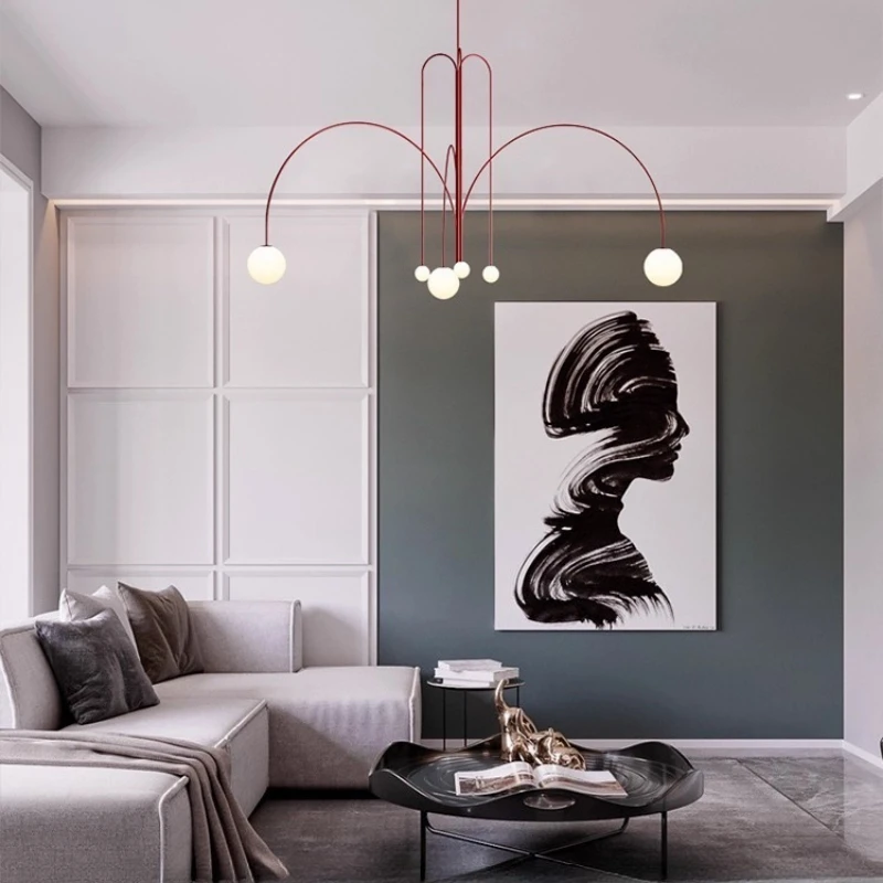 Nordic magic bean pendant lamp, living room dining room pendant lamp, creative art, modern and simple lighting fixtures
Nordic magic bean pendant lamp, living room dining room pendant lamp, creative art, modern and simple lighting fixtures