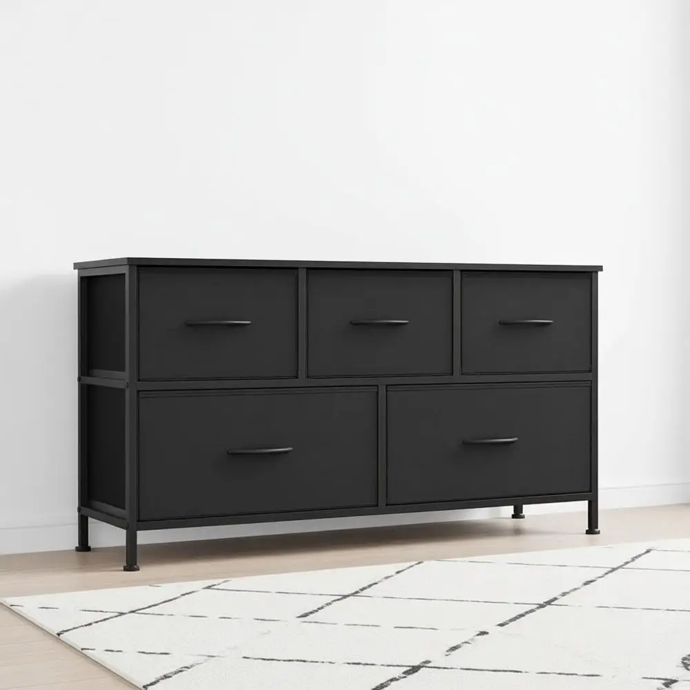 Bedroom Chest of Drawers, Steel, Non-Woven Fabric Drawers, Storage Organizer Unit, Closet, Entryway, Ink Black and Ebony Black
Bedroom Chest of Drawers, Steel, Non-Woven Fabric Drawers, Storage Organizer Unit, Closet, Entryway, Ink Black and Ebony Black