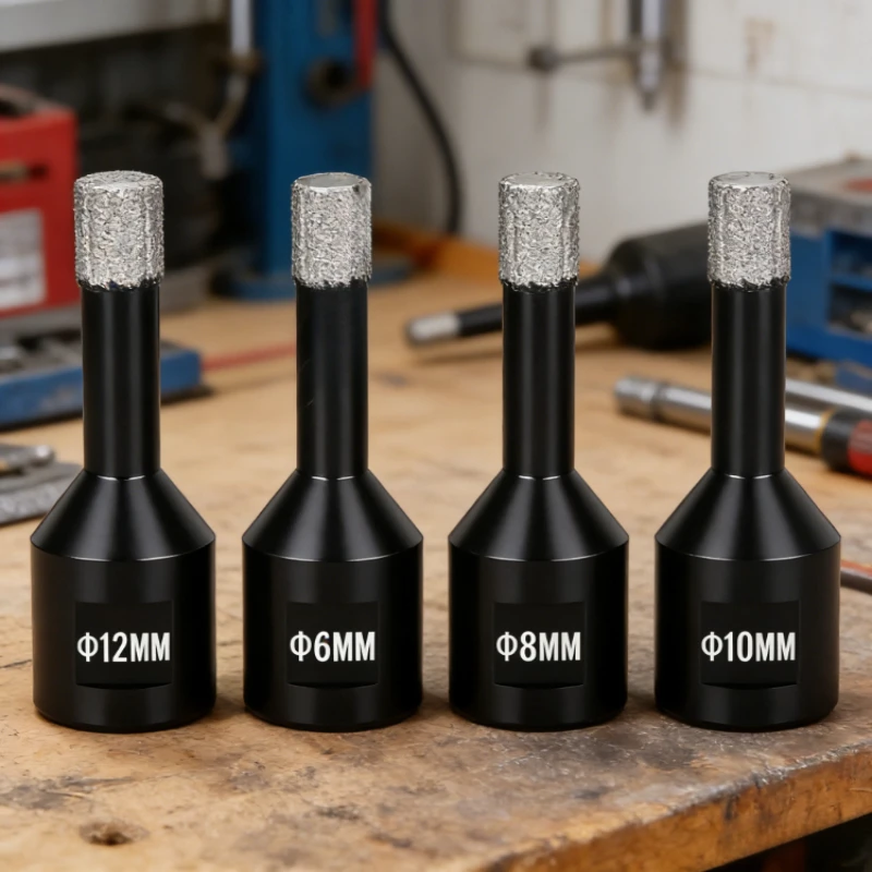 New M14 Dry Diamond Core Drill Bit Set for Marble Tile Granite Drillling 6mm-12mm Diamond Hole Saw Set Female Thread Drill Bits
New M14 Dry Diamond Core Drill Bit Set for Marble Tile Granite Drillling 6mm-12mm Diamond Hole Saw Set Female Thread Drill Bits