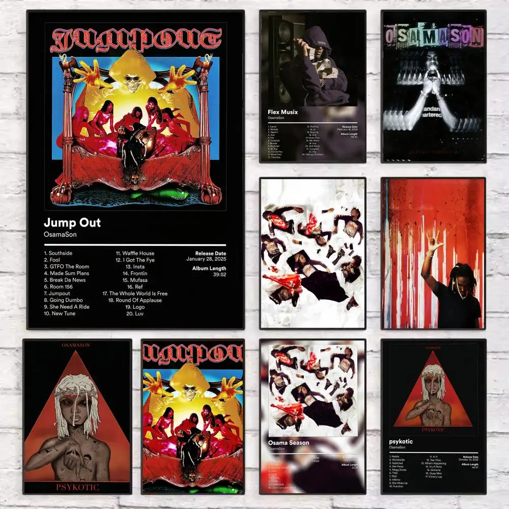 O-OsamaSon Stil Slime RAPPER Poster Wall Art Sticky for Living Room Bedroom Office Hallway Bar Home Decor Gift Idea
O-OsamaSon Stil Slime RAPPER Poster Wall Art Sticky for Living Room Bedroom Office Hallway Bar Home Decor Gift Idea