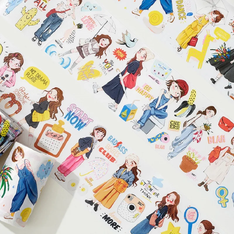 Original Design One Day Girl Character Special Oil Washi Tape PET / Paper Versatile Stationery
Original Design One Day Girl Character Special Oil Washi Tape PET / Paper Versatile Stationery