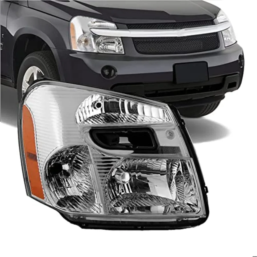 Headlight Assembly Passenger Side Headlamp Chrome Housing Replacement for 2005-2009 Equwith Amber Corner 15888059 GM2503254
Headlight Assembly Passenger Side Headlamp Chrome Housing Replacement for 2005-2009 Equwith Amber Corner 15888059 GM2503254