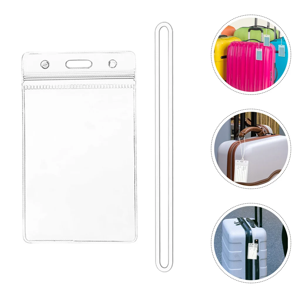 1Set Clear Badge Holder for Id Cards - Vertical Name Badge Sleeve with Lanyard, Anti-Scratch Card Protector for Staff Workers
1Set Clear Badge Holder for Id Cards - Vertical Name Badge Sleeve with Lanyard, Anti-Scratch Card Protector for Staff Workers