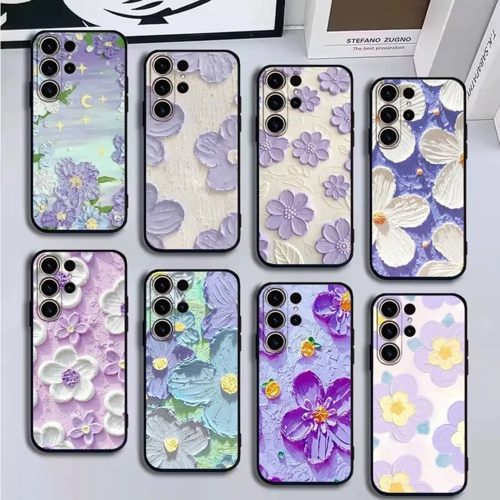 Purple flower oil painting Phone Case For SamsungS25,24,21,22,23,30,Ultra,20,Plus,Fe,Lite,Note,10,9,Soft Black Cover
Purple flower oil painting Phone Case For SamsungS25,24,21,22,23,30,Ultra,20,Plus,Fe,Lite,Note,10,9,Soft Black Cover