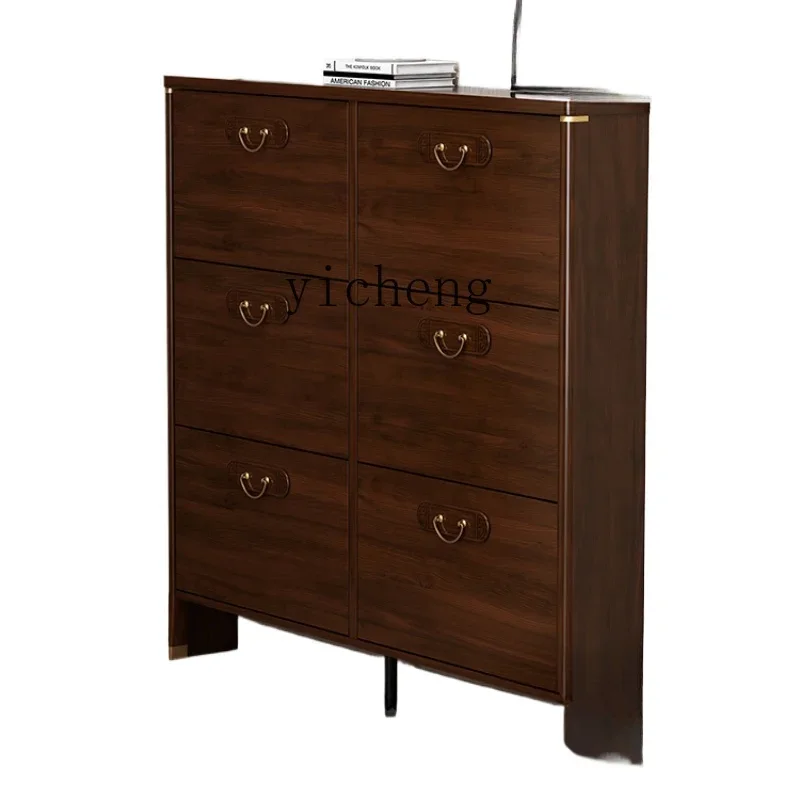 Ultra-Thin Tilting Shoe Cabinet Home Doorway Solid Wood Wall Hallway Cabinet Small Apartment
Ultra-Thin Tilting Shoe Cabinet Home Doorway Solid Wood Wall Hallway Cabinet Small Apartment