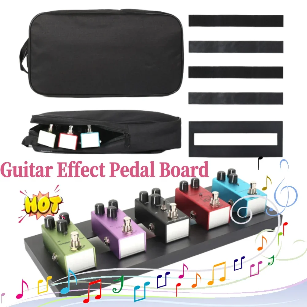 Small Guitar Effect Pedal Board Aluminum Alloy 14.96x5.71 Inch Effect Pedalboard with Carrying Bag Guitar Accessories
Small Guitar Effect Pedal Board Aluminum Alloy 14.96x5.71 Inch Effect Pedalboard with Carrying Bag Guitar Accessories